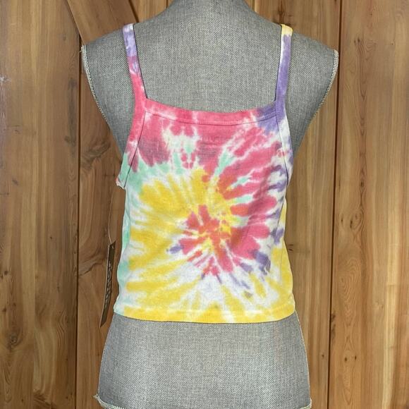 Janis Joplin Cropped Tie Dyed Tank size M/L - Picture 2 of 6